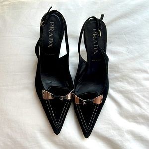 Vintage Prada Kitten Heel - size 40